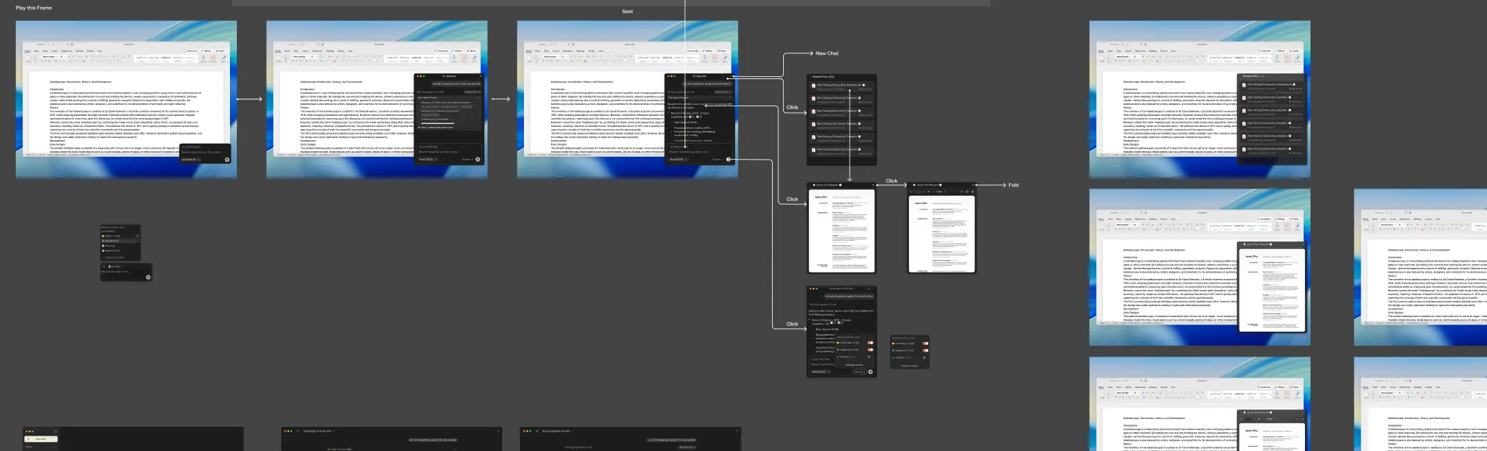 Hyperlink Floating Shortcut 桌面上下文入口流程标注
