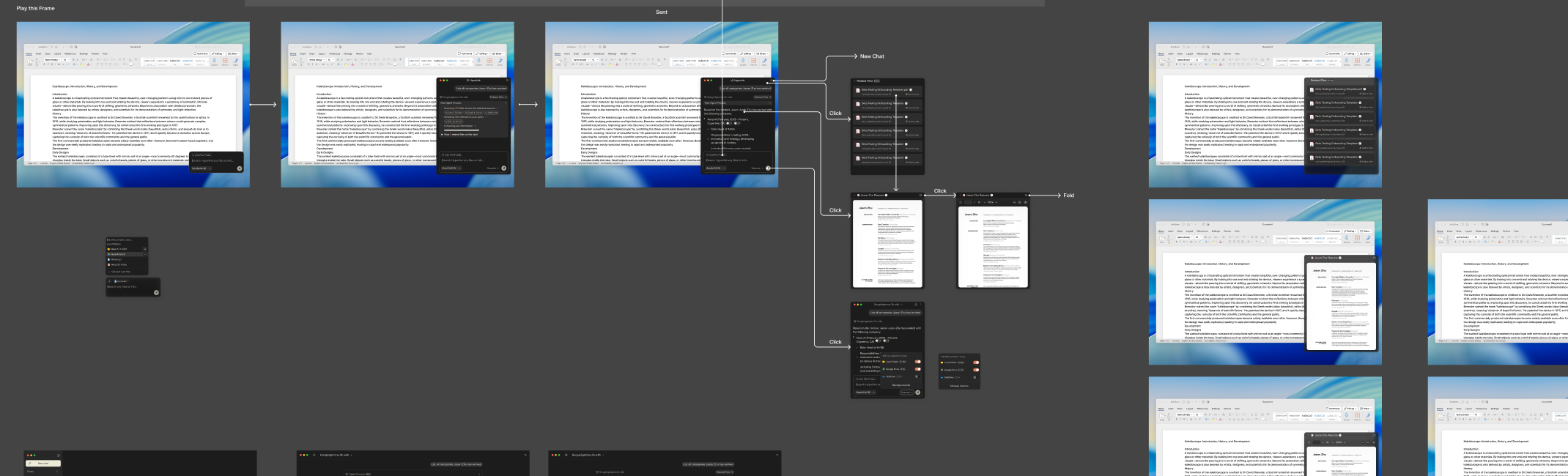 Hyperlink Floating Shortcut 桌面上下文入口流程标注